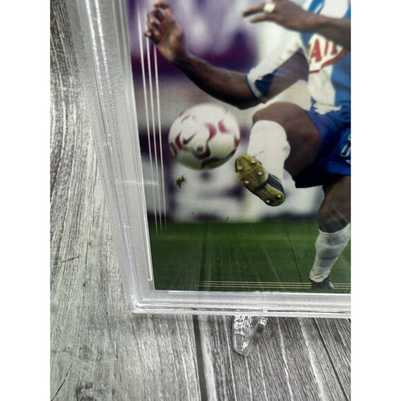 2004 PANINI SPORTS MEGA CRACKS 106  Cyril Domoraud PSA Nm 7 R. C.D, Espanyol| - Picture 4 of 10